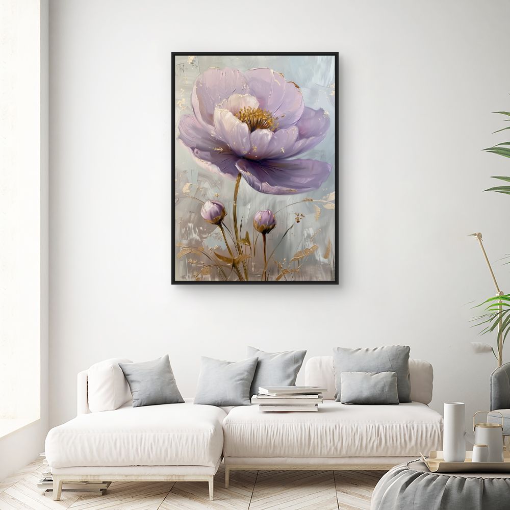 Toile "Fleur majestueuse"