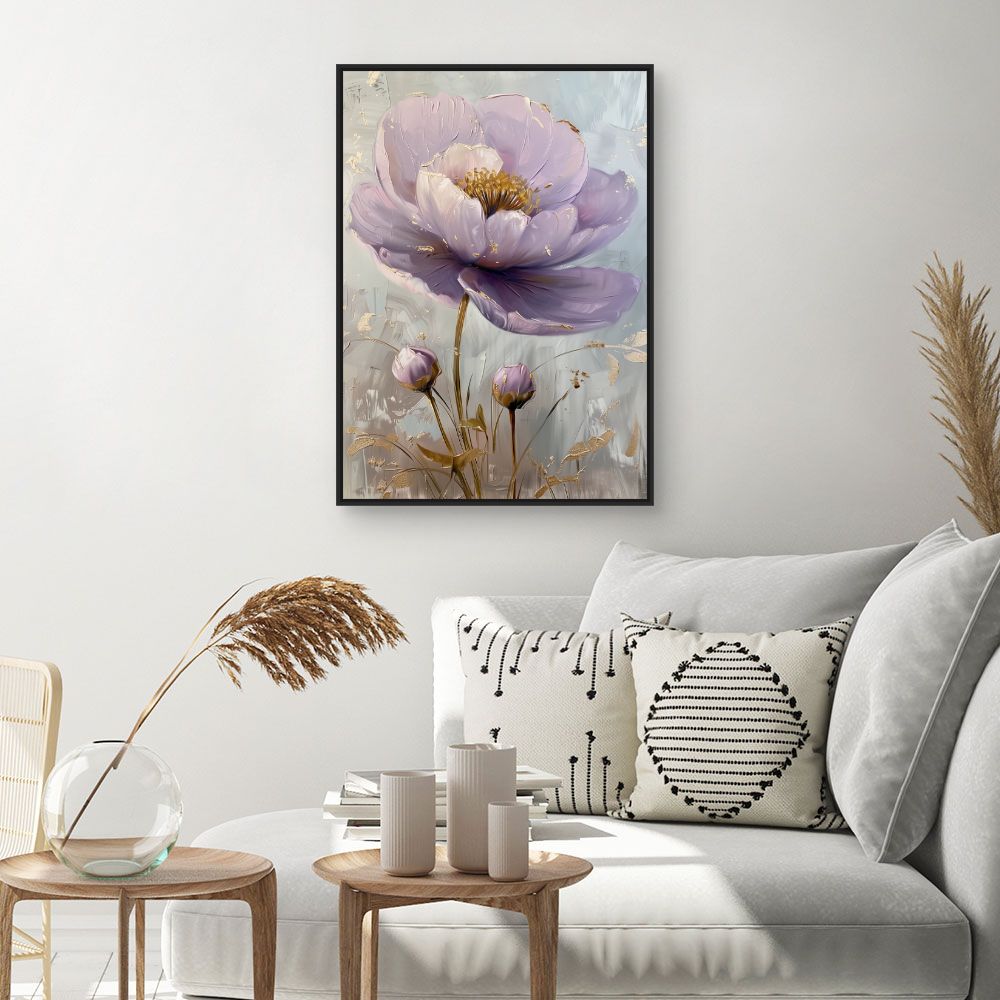 Toile "Fleur majestueuse"