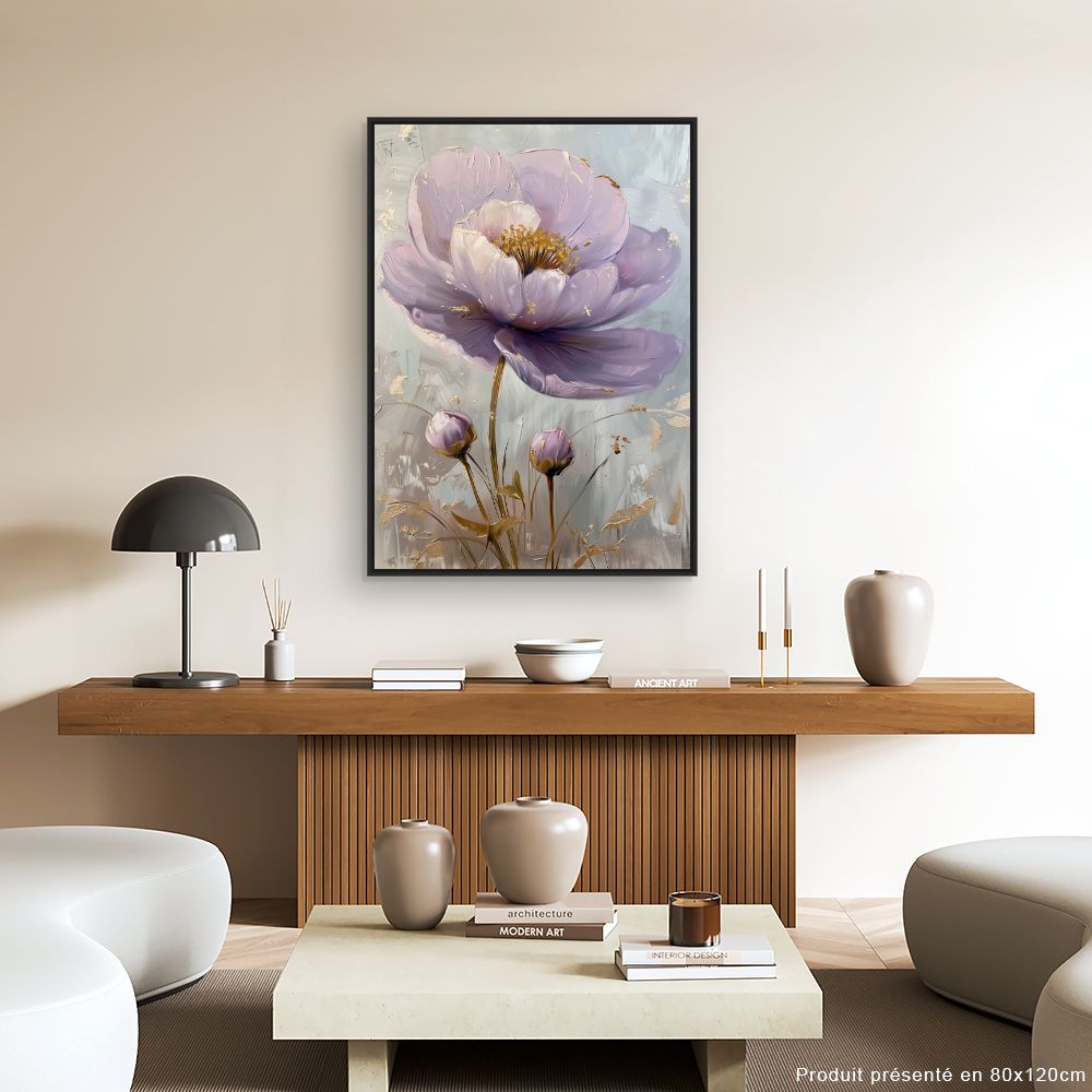 Toile "Fleur majestueuse"