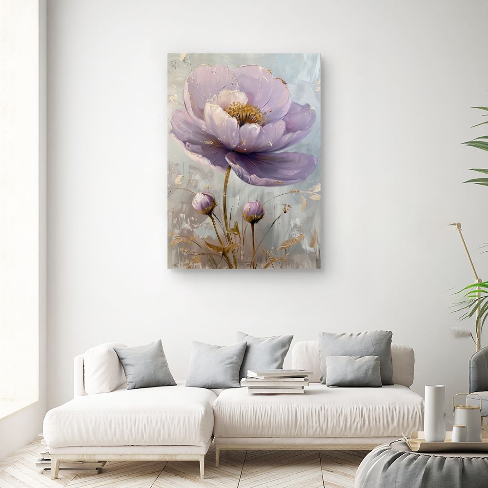 Toile "Fleur majestueuse"