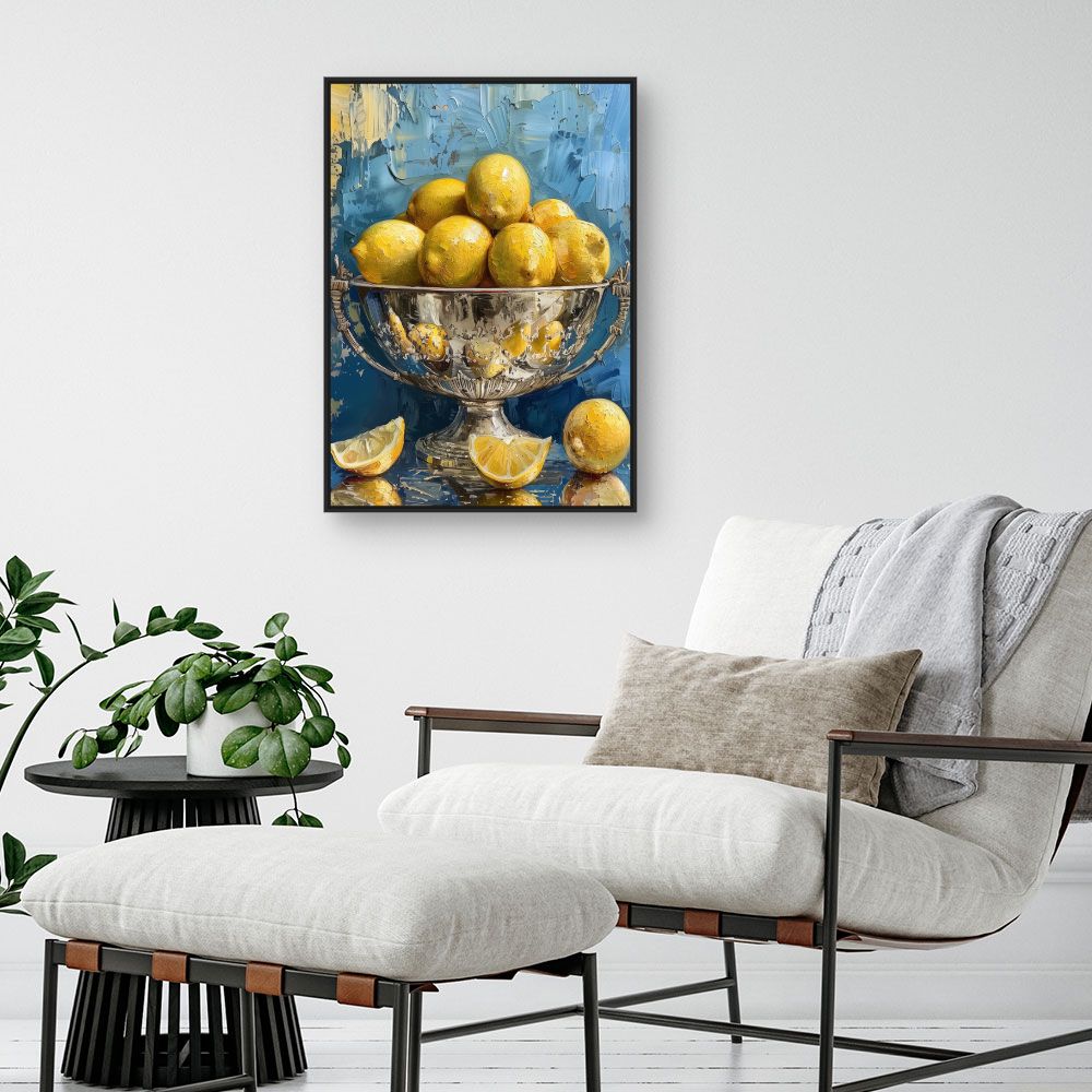 Toile "Citron éclatant"