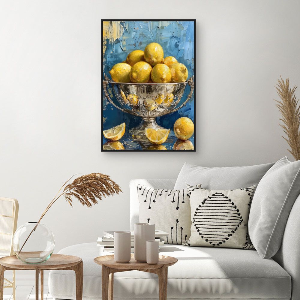 Toile "Citron éclatant"