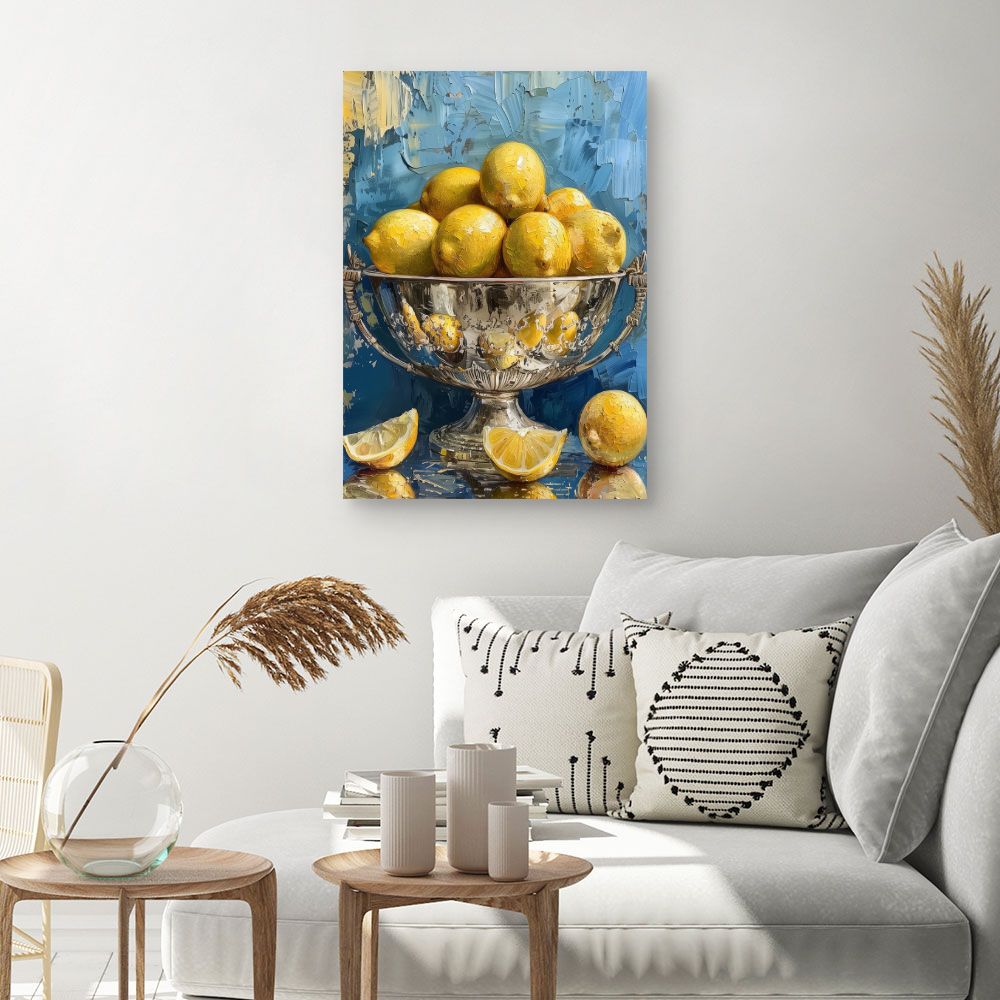 Toile "Citron éclatant"
