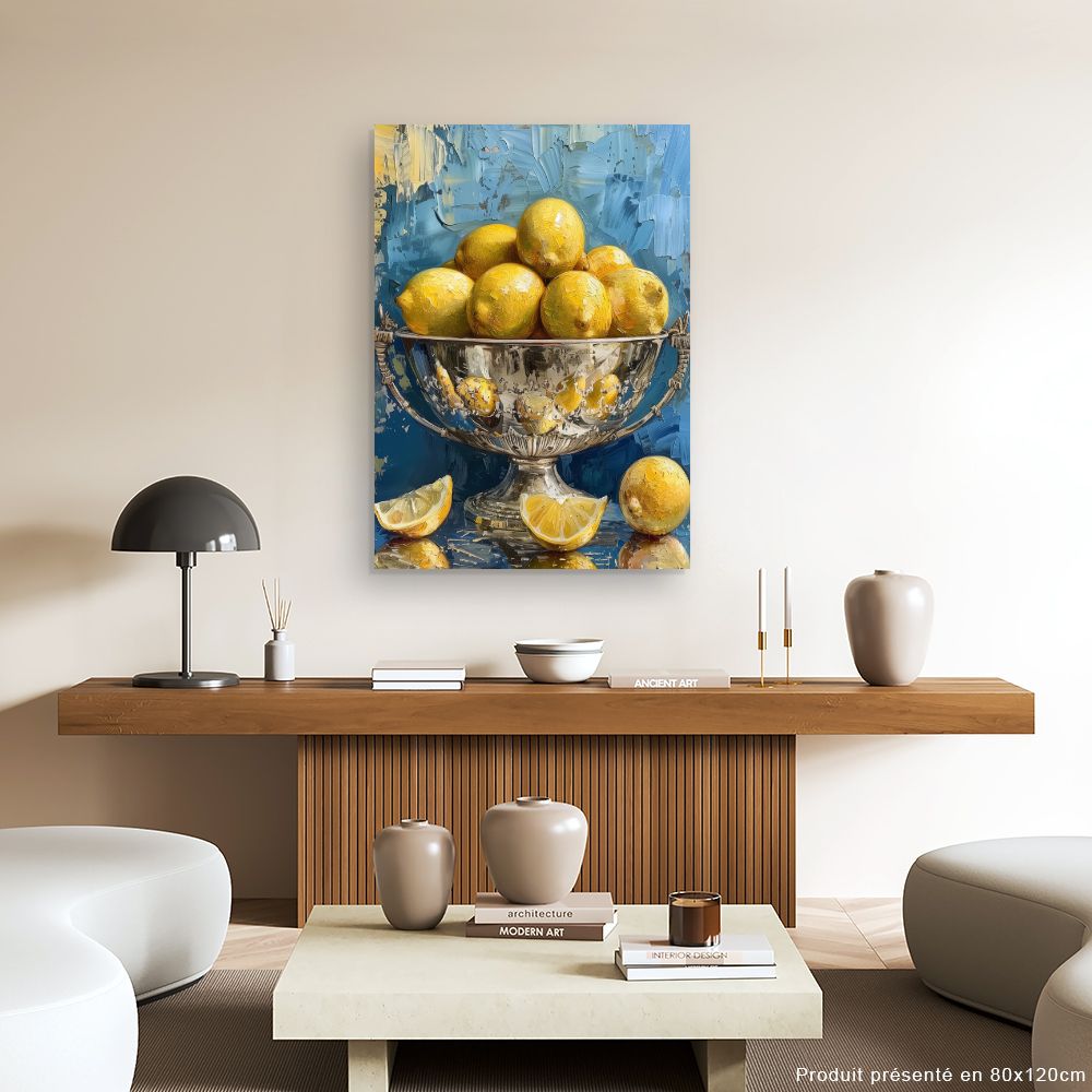 Toile "Citron éclatant"