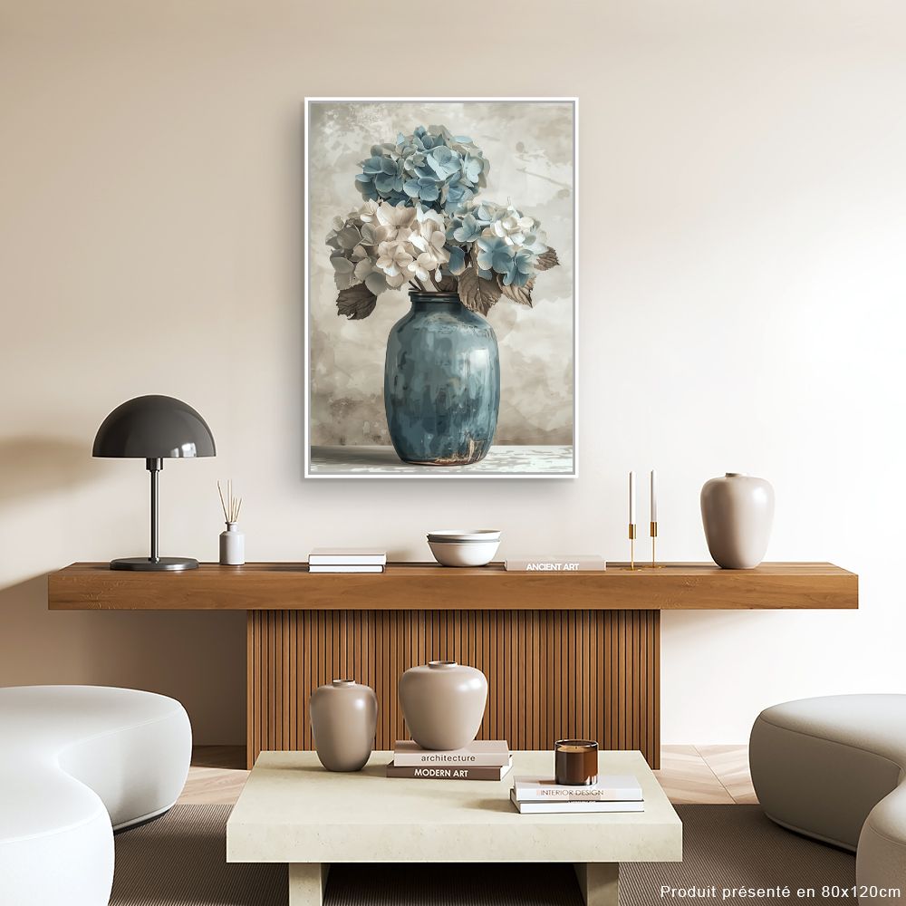 Toile "Élégantes fleurs pastel"