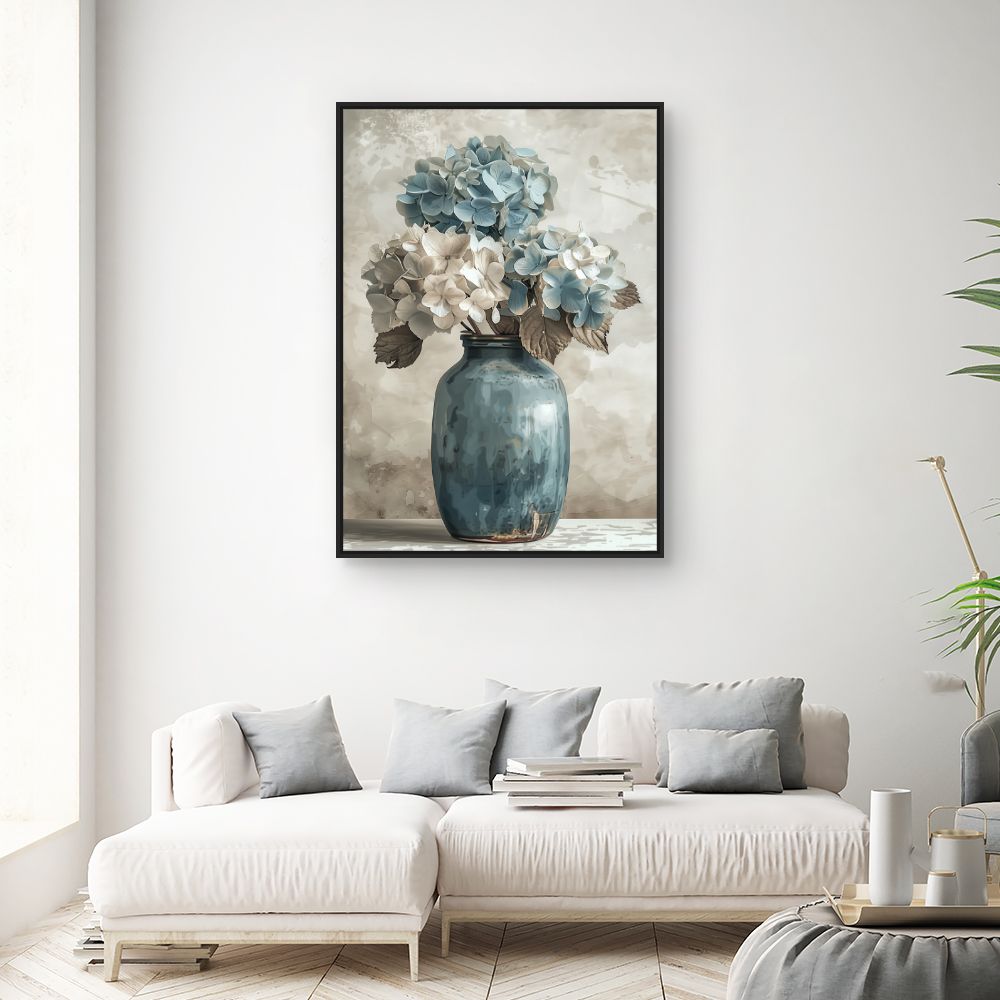 Toile "Élégantes fleurs pastel"