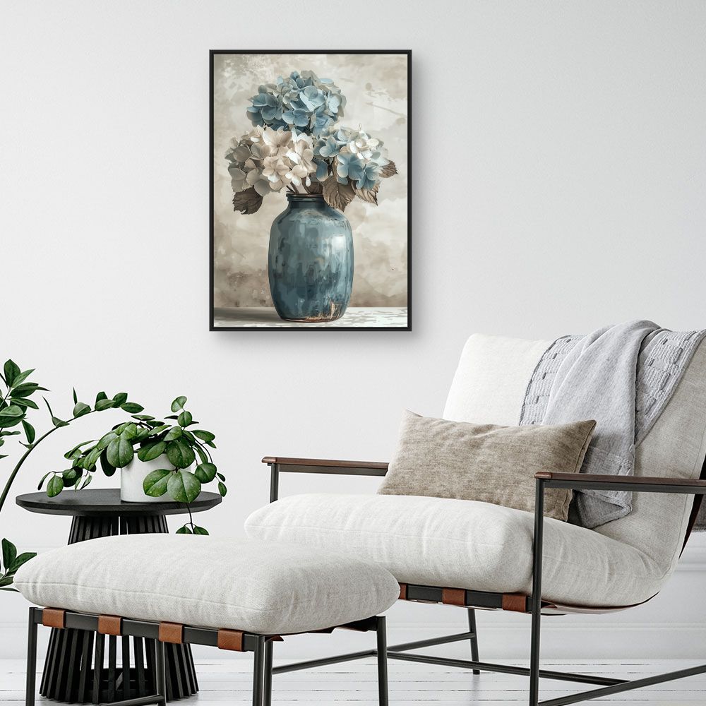 Toile "Élégantes fleurs pastel"