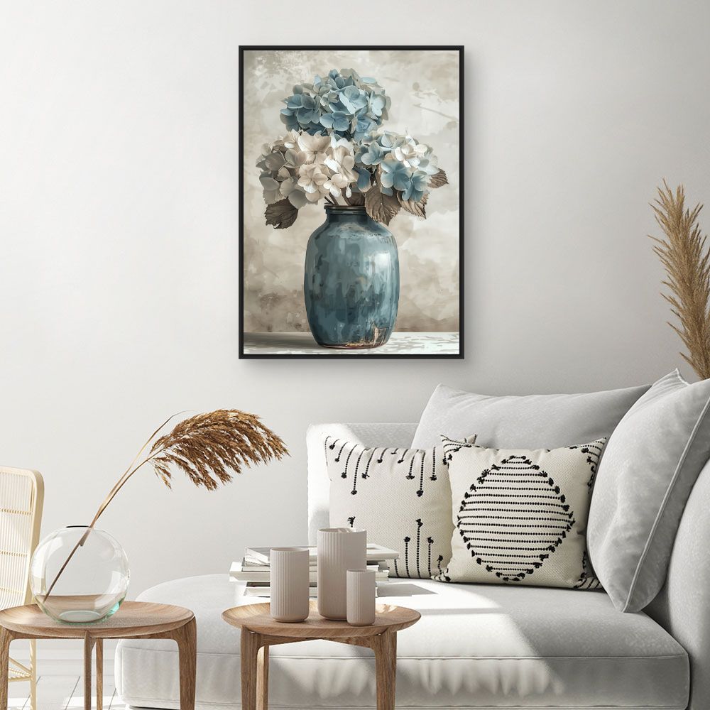 Toile "Élégantes fleurs pastel"