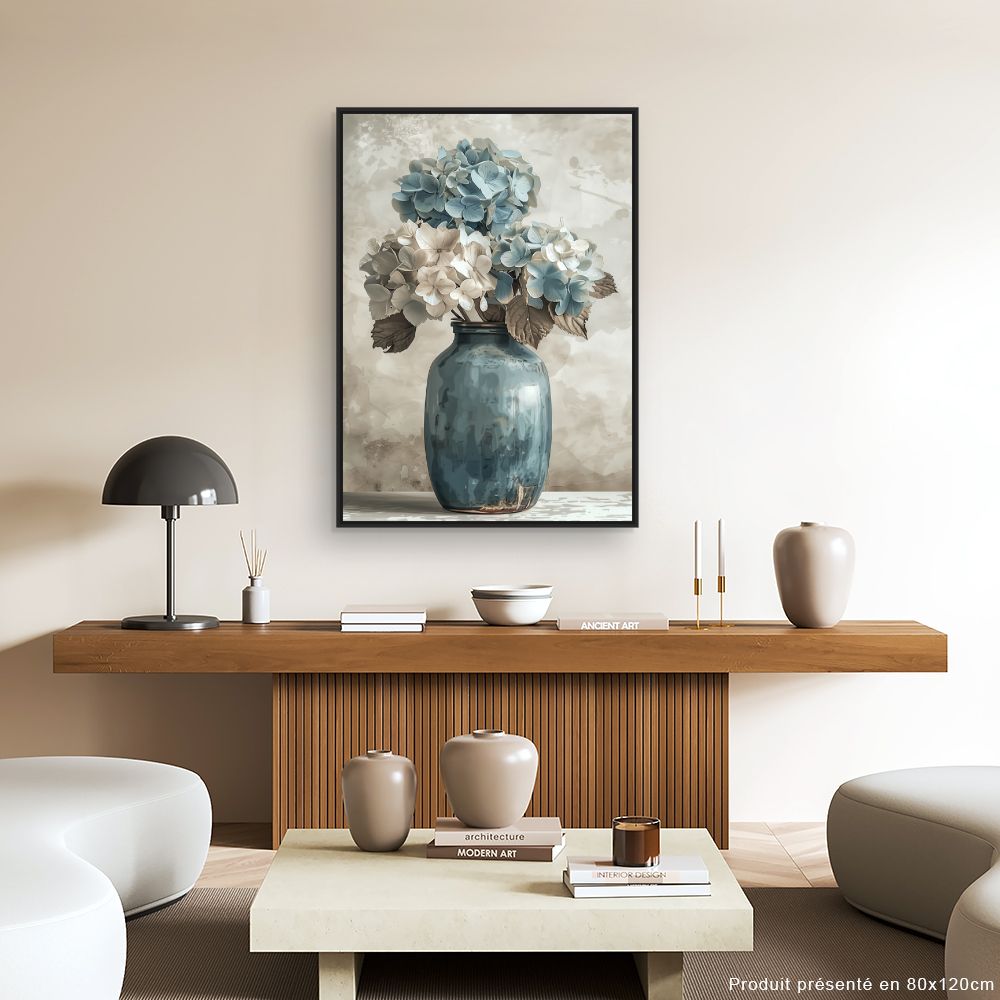 Toile "Élégantes fleurs pastel"