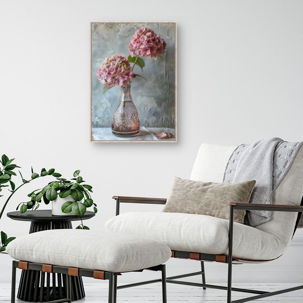 Toile "Élégance florale délicate"