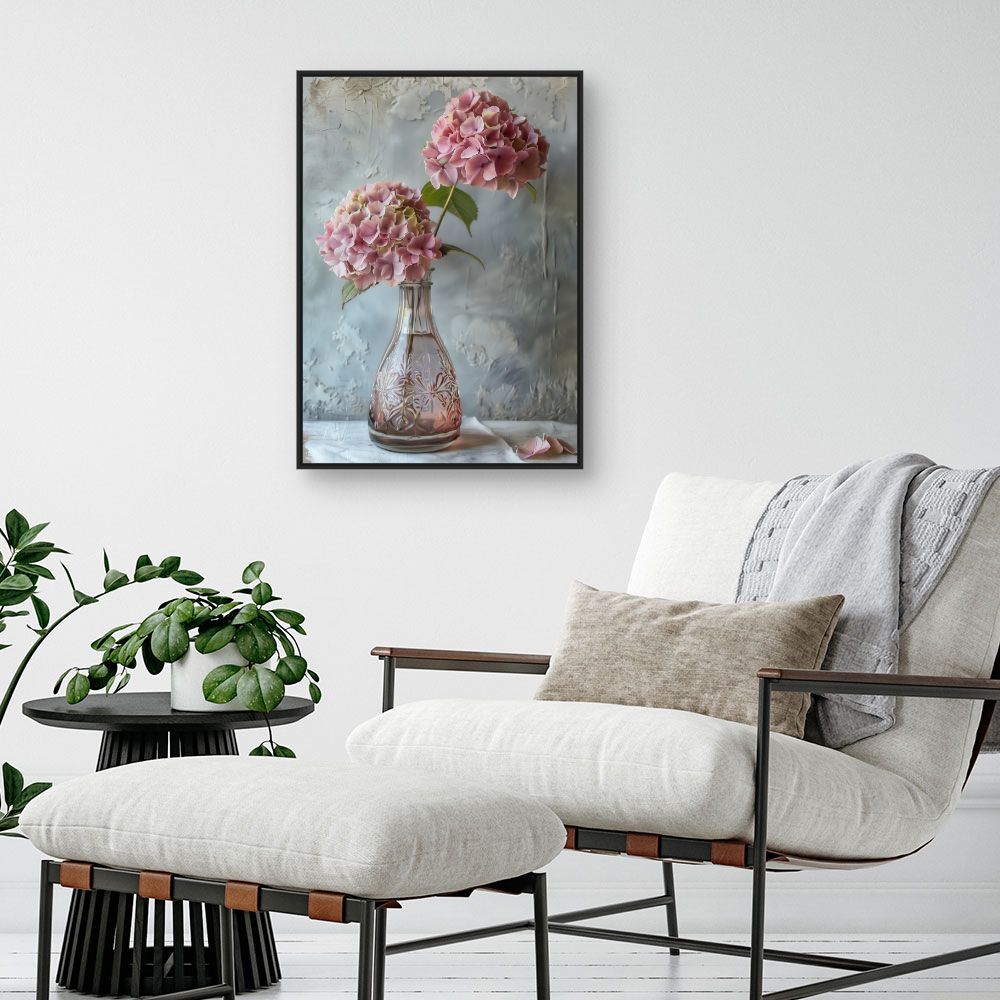 Toile "Élégance florale délicate"