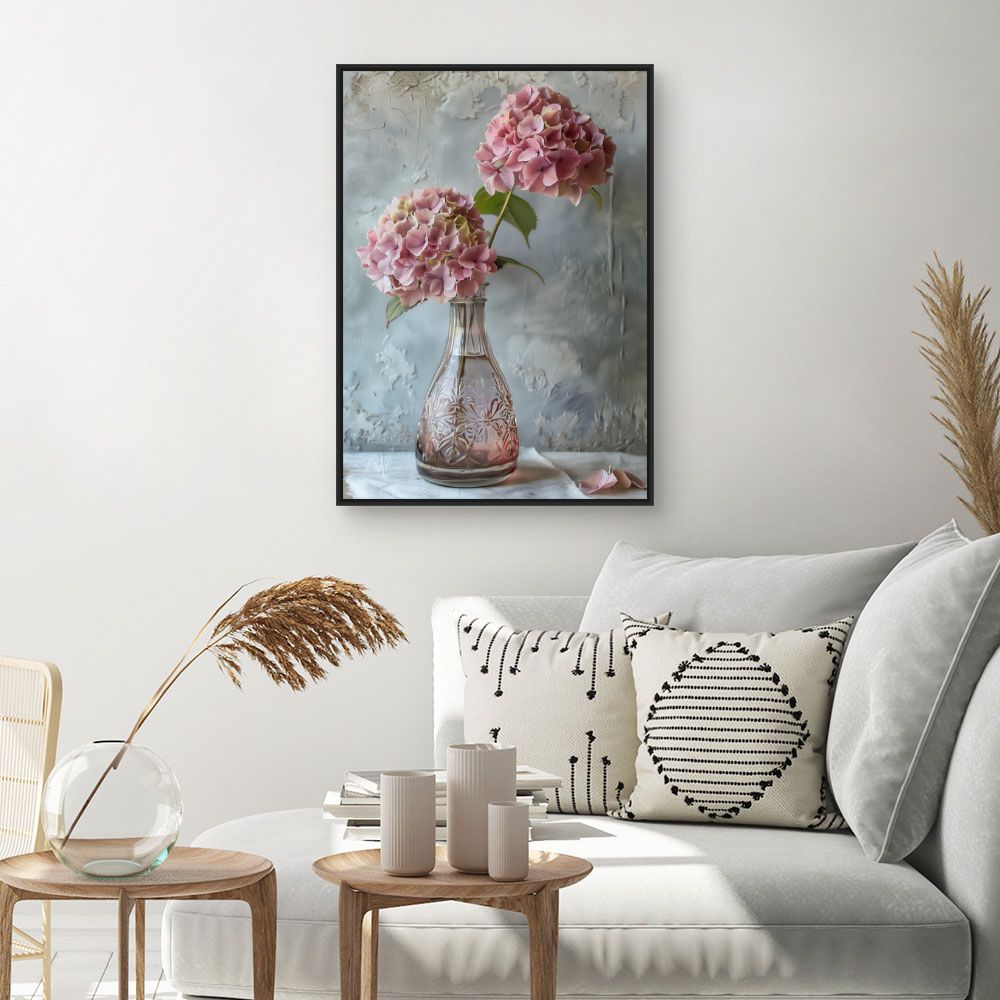 Toile "Élégance florale délicate"