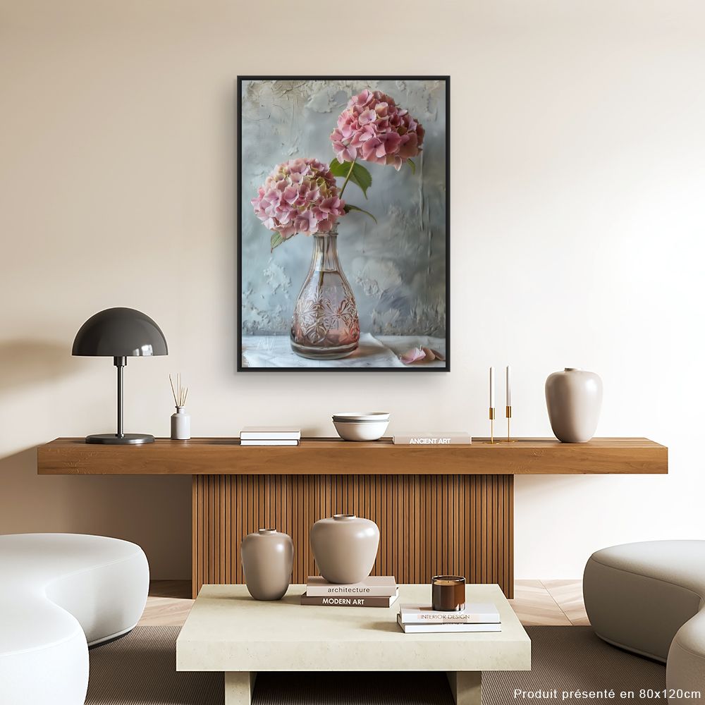 Toile "Élégance florale délicate"