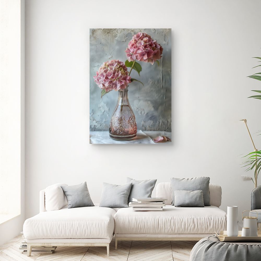 Toile "Élégance florale délicate"