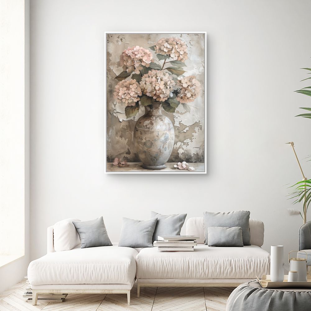 Toile "Fleurs élégantes"