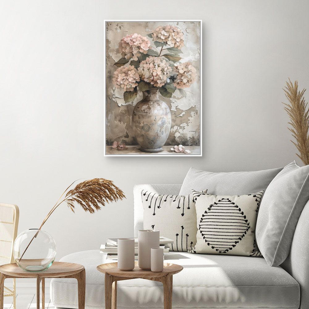 Toile "Fleurs élégantes"