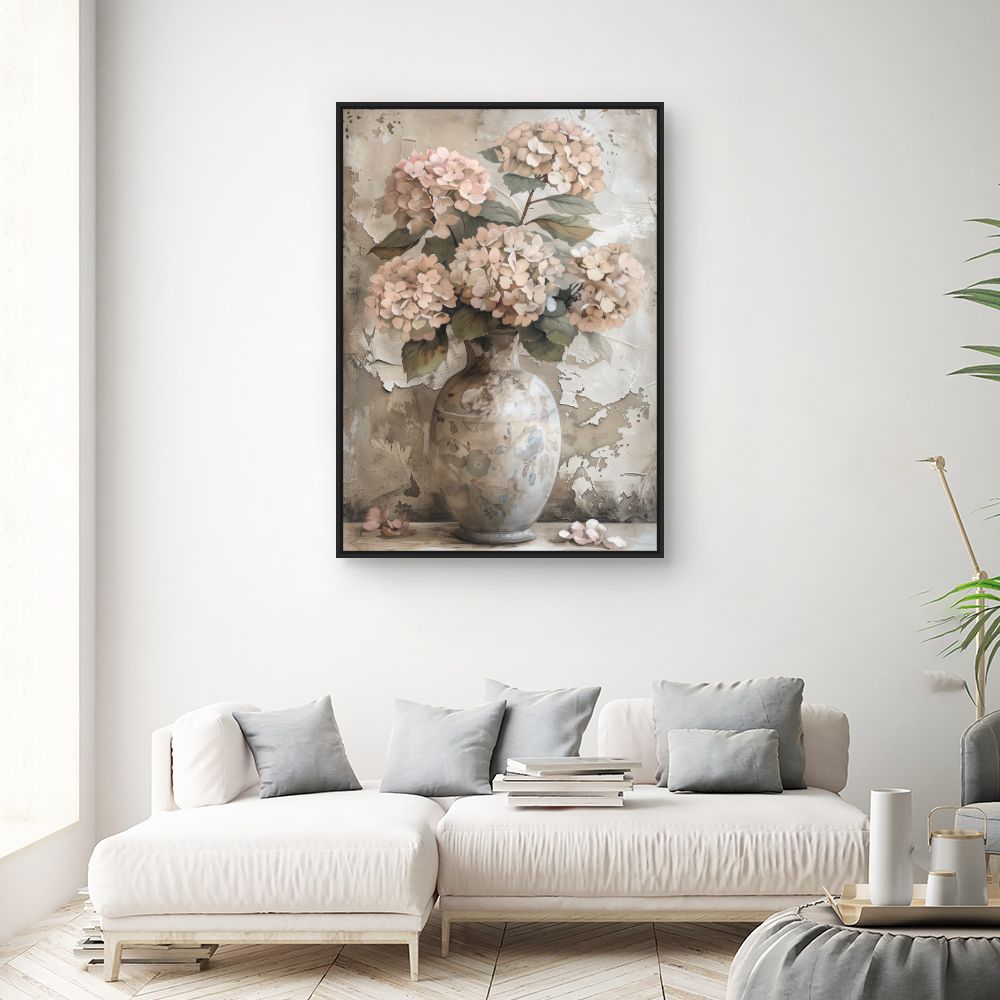 Toile "Fleurs élégantes"