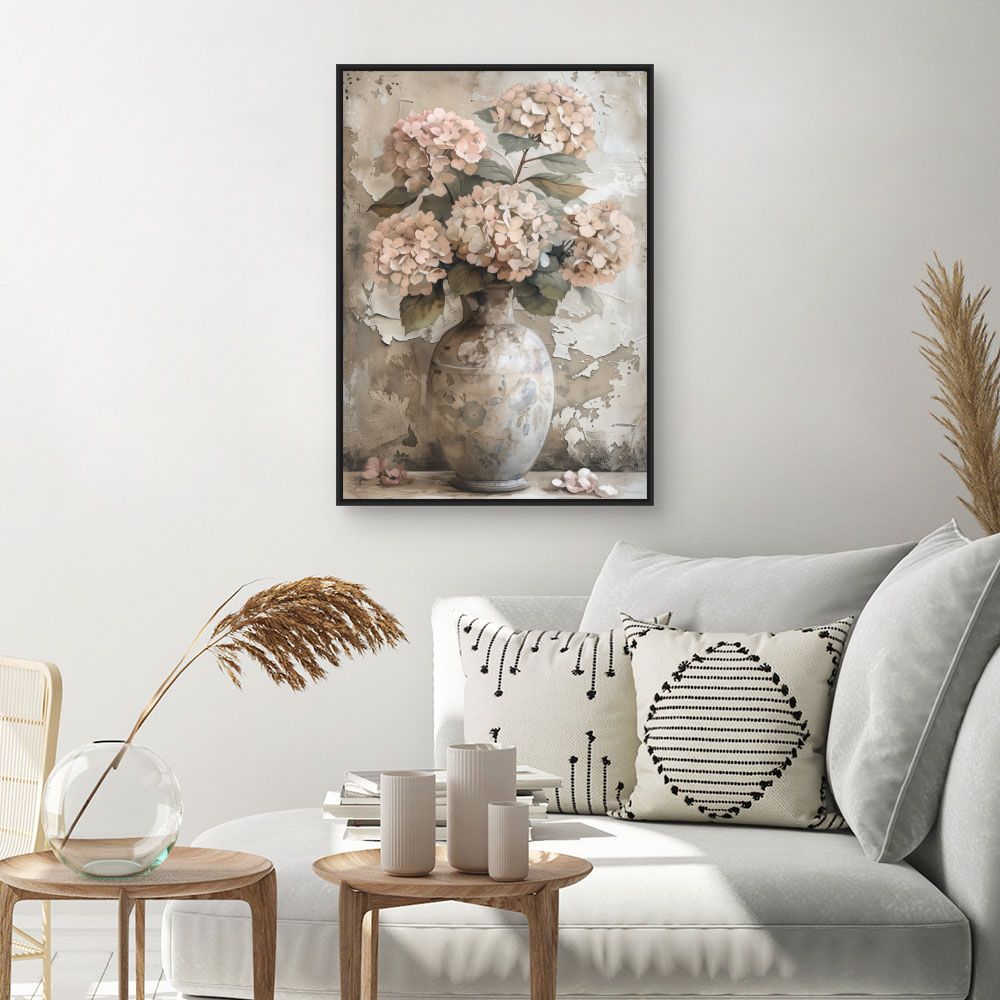 Toile "Fleurs élégantes"