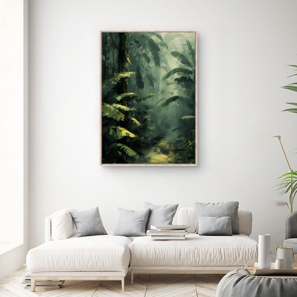Toile "Jungle luxuriante"