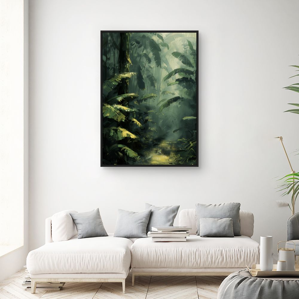 Toile "Jungle luxuriante"