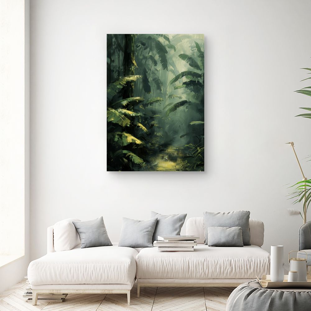 Toile "Jungle luxuriante"