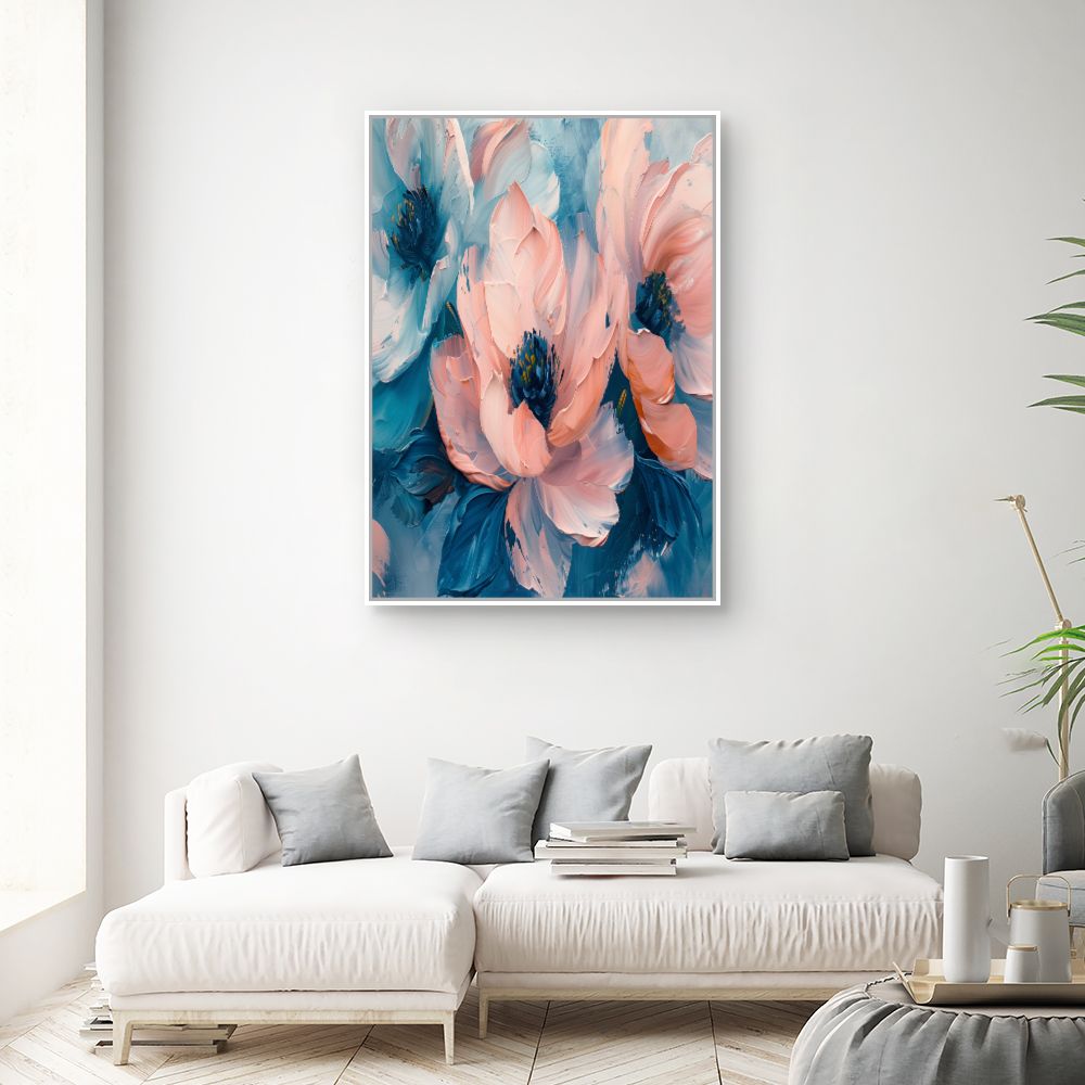 Toile "Fleurs élégantes"