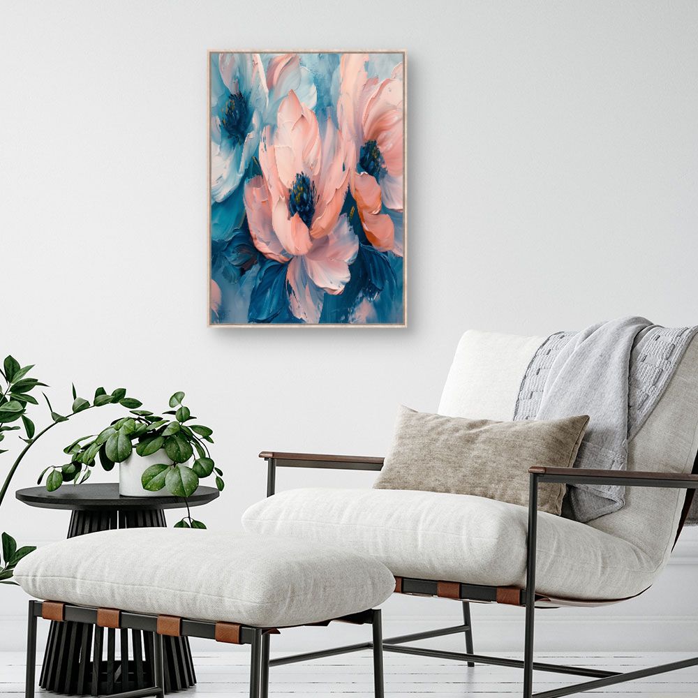 Toile "Fleurs élégantes"