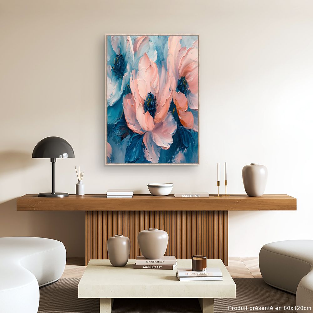 Toile "Fleurs élégantes"