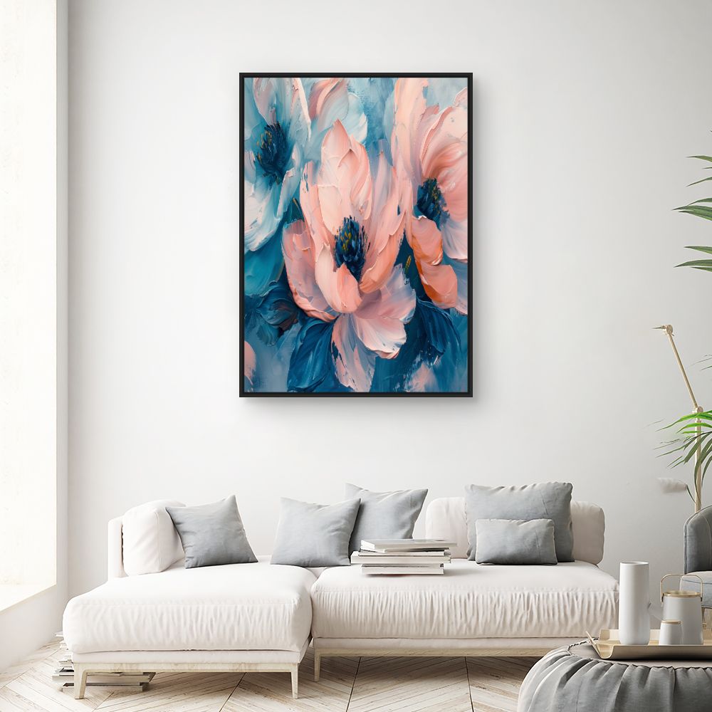 Toile "Fleurs élégantes"