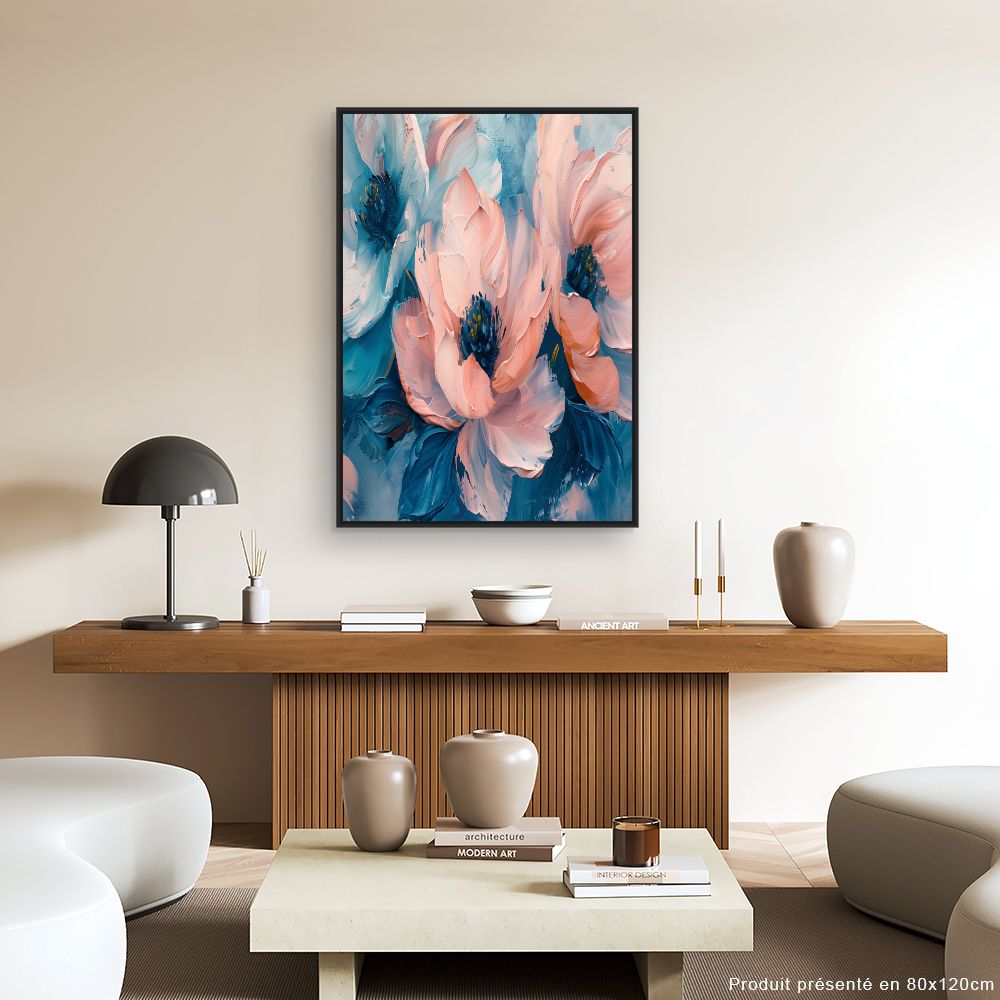 Toile "Fleurs élégantes"