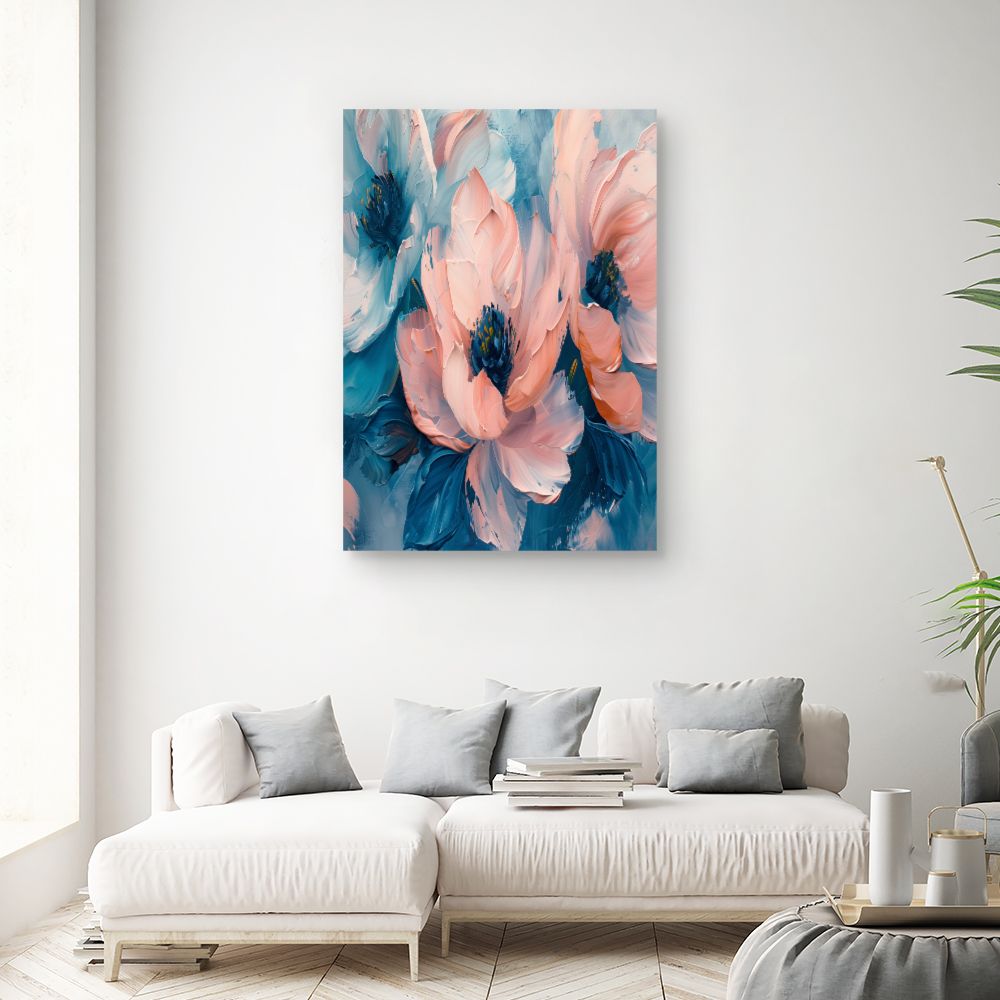 Toile "Fleurs élégantes"