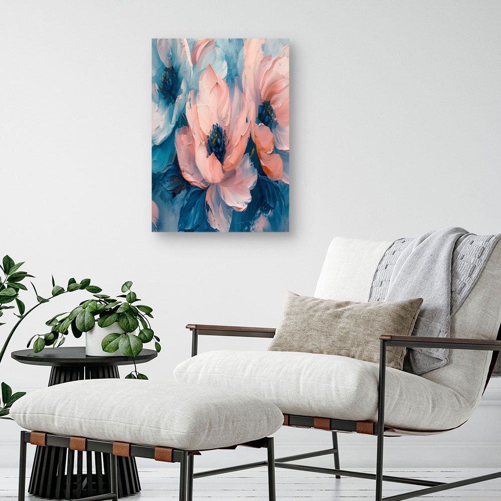 Toile "Fleurs élégantes"