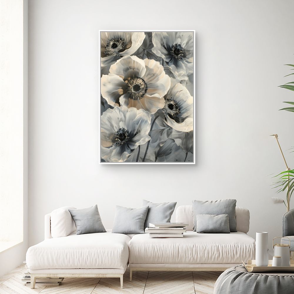 Toile "Fleurs élégantes"