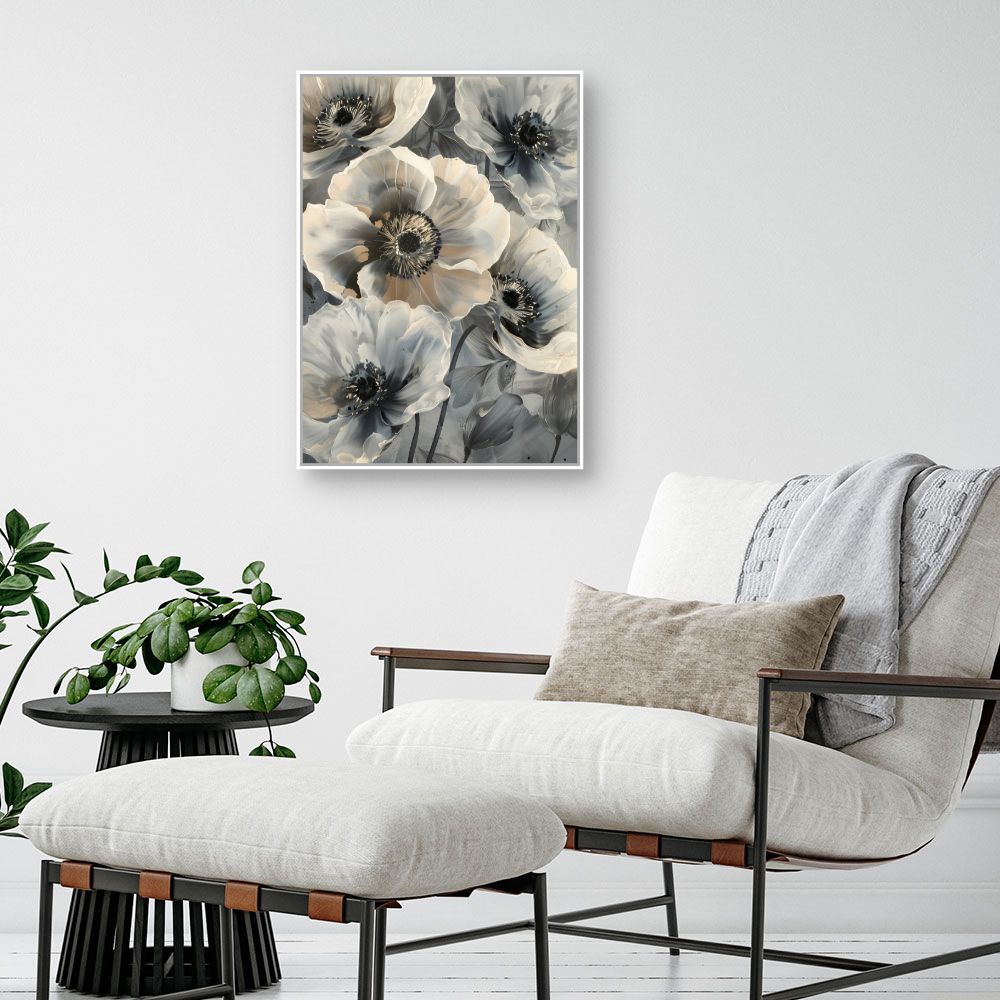 Toile "Fleurs élégantes"