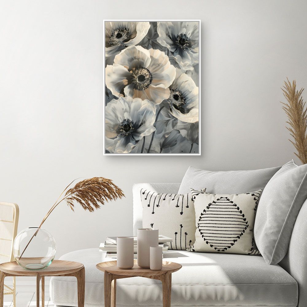 Toile "Fleurs élégantes"