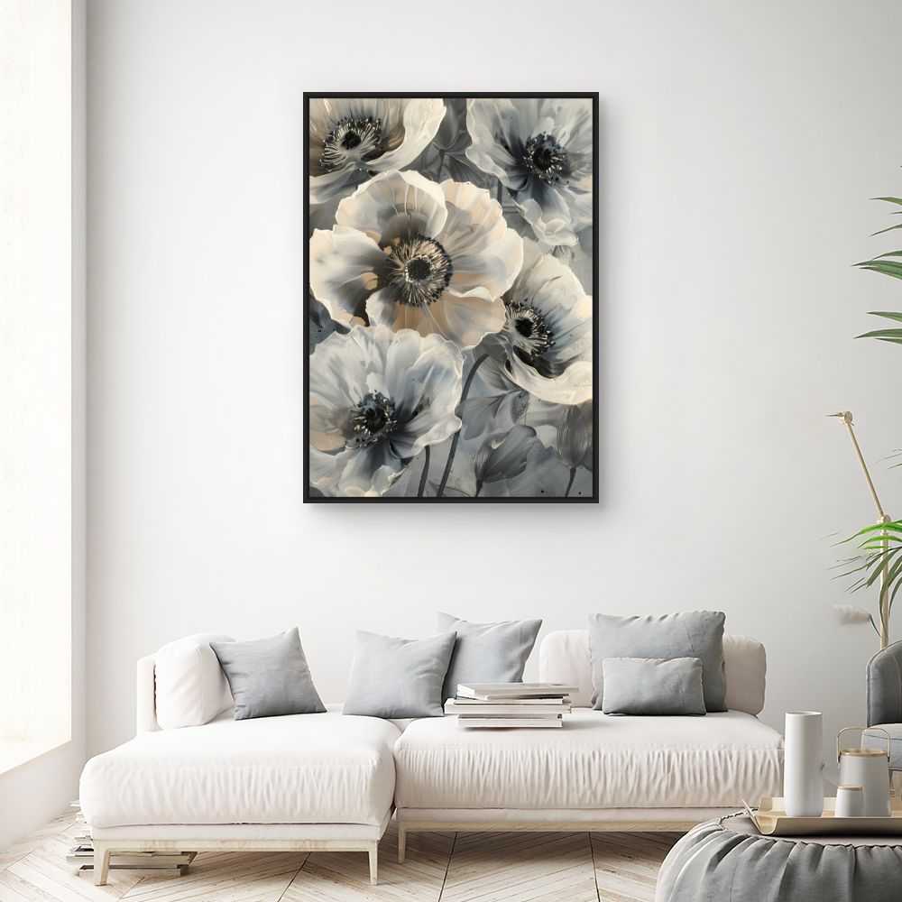 Toile "Fleurs élégantes"