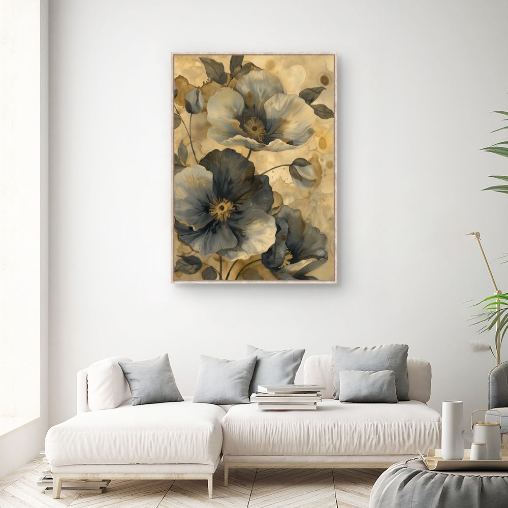 Toile "Fleurs élégantes"