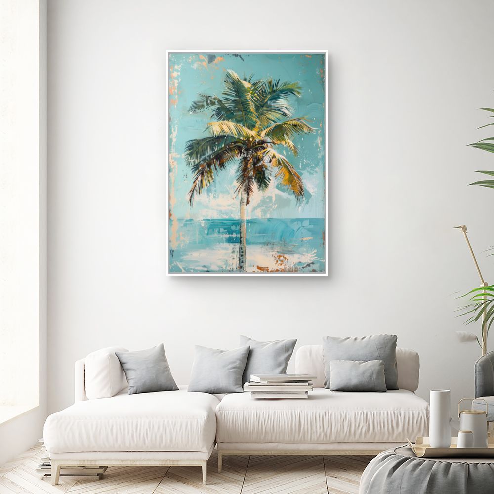 Toile "Palmier tropical"