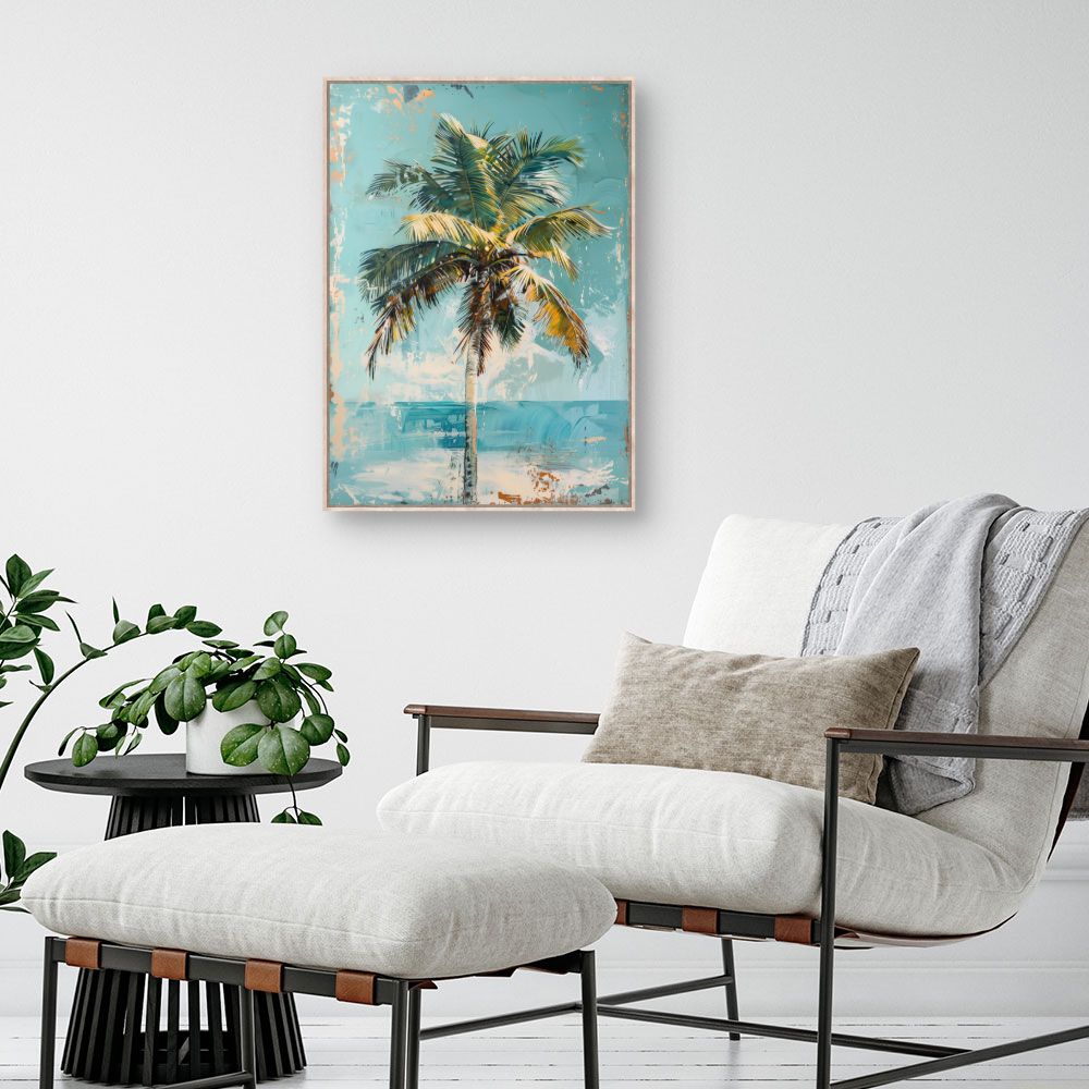 Toile "Palmier tropical"