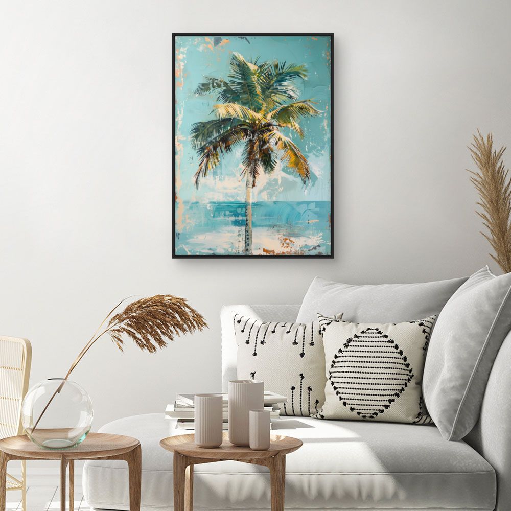 Toile "Palmier tropical"