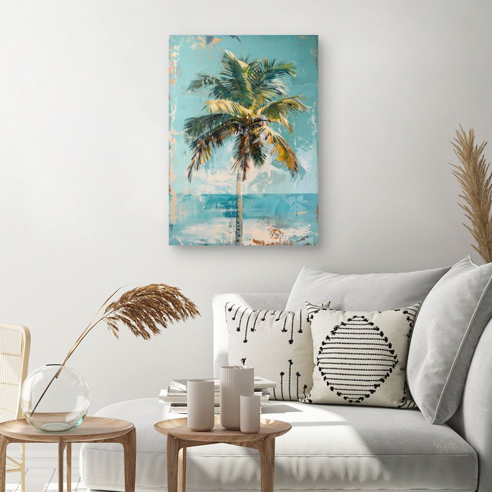 Toile "Palmier tropical"