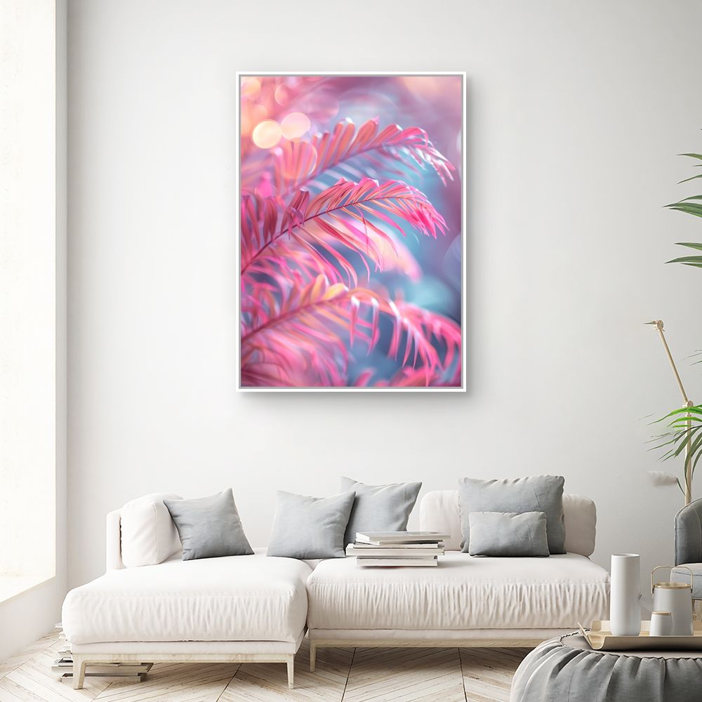 Toile "Éclat floral vif"