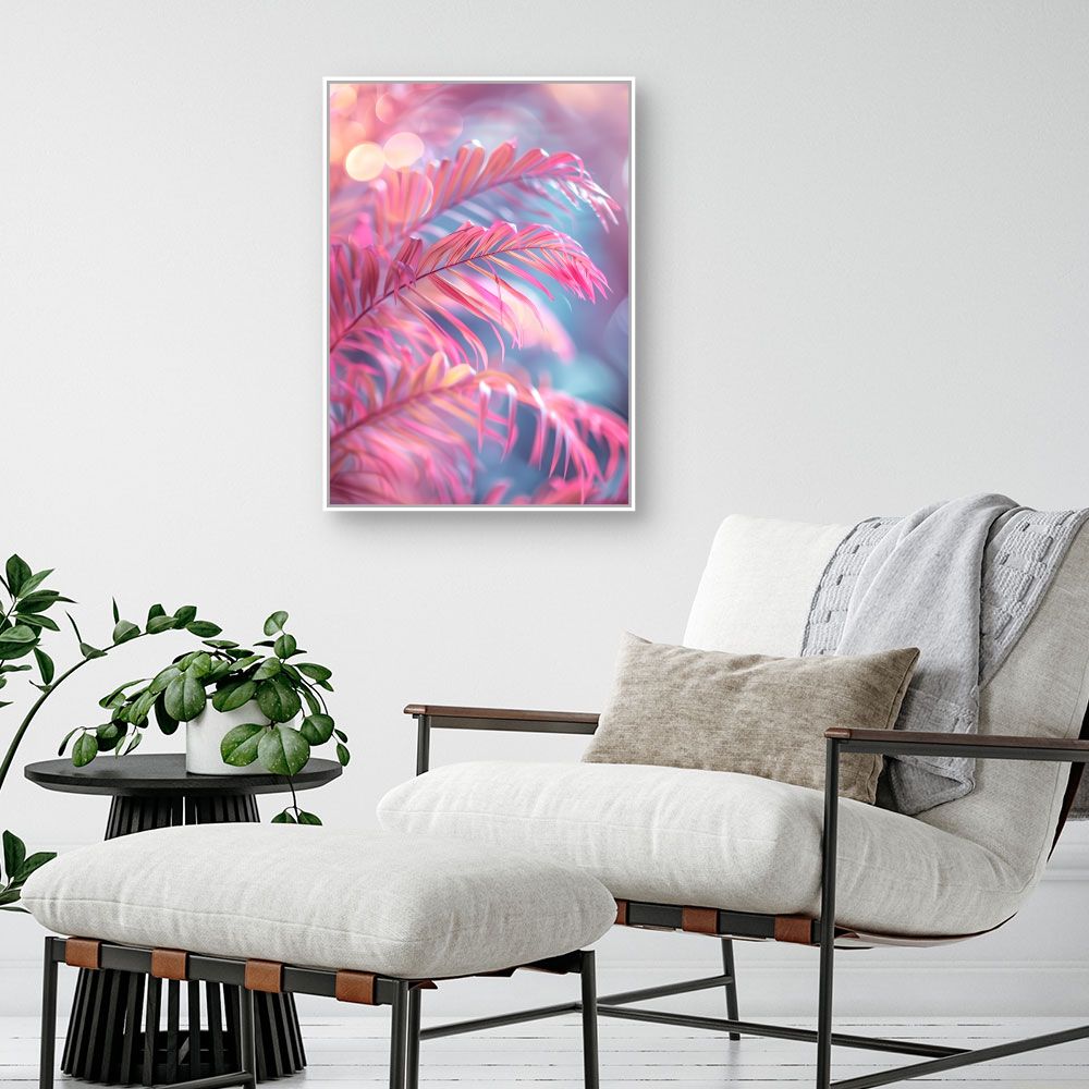 Toile "Éclat floral vif"