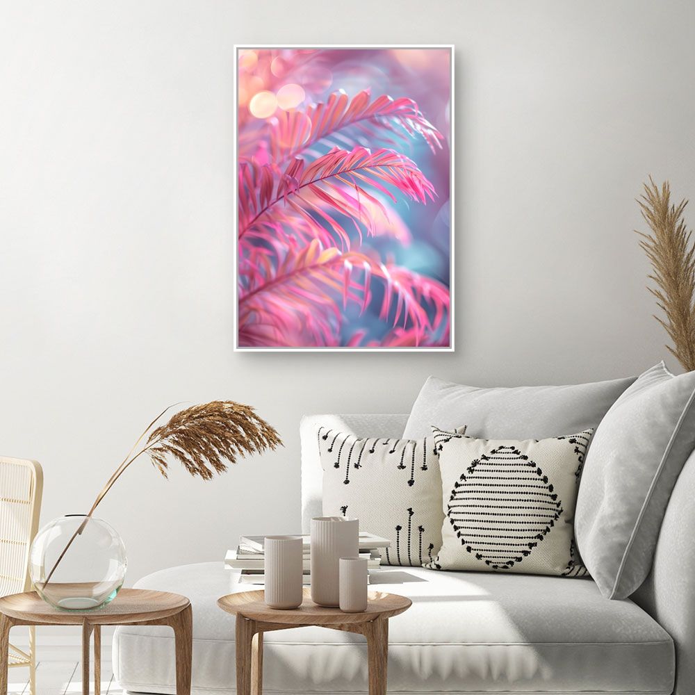 Toile "Éclat floral vif"