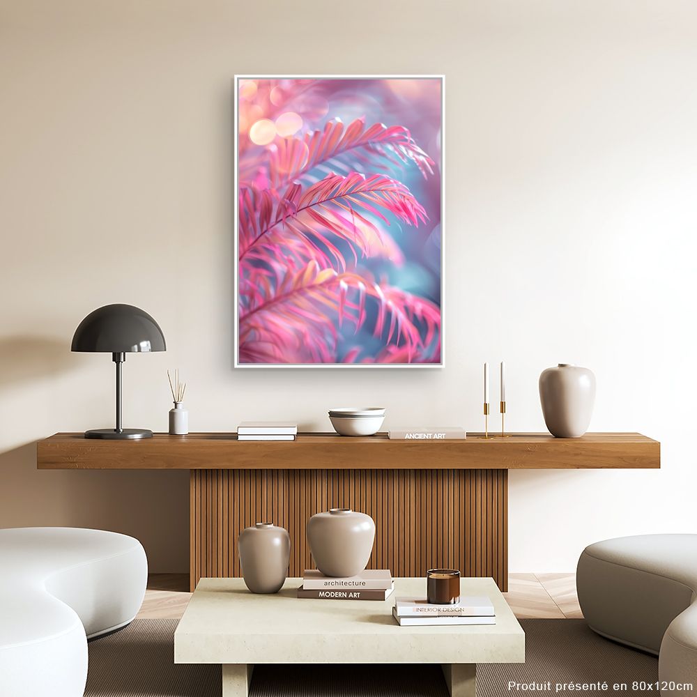 Toile "Éclat floral vif"