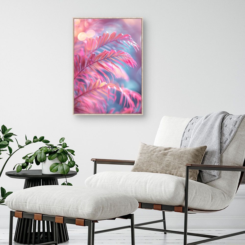 Toile "Éclat floral vif"