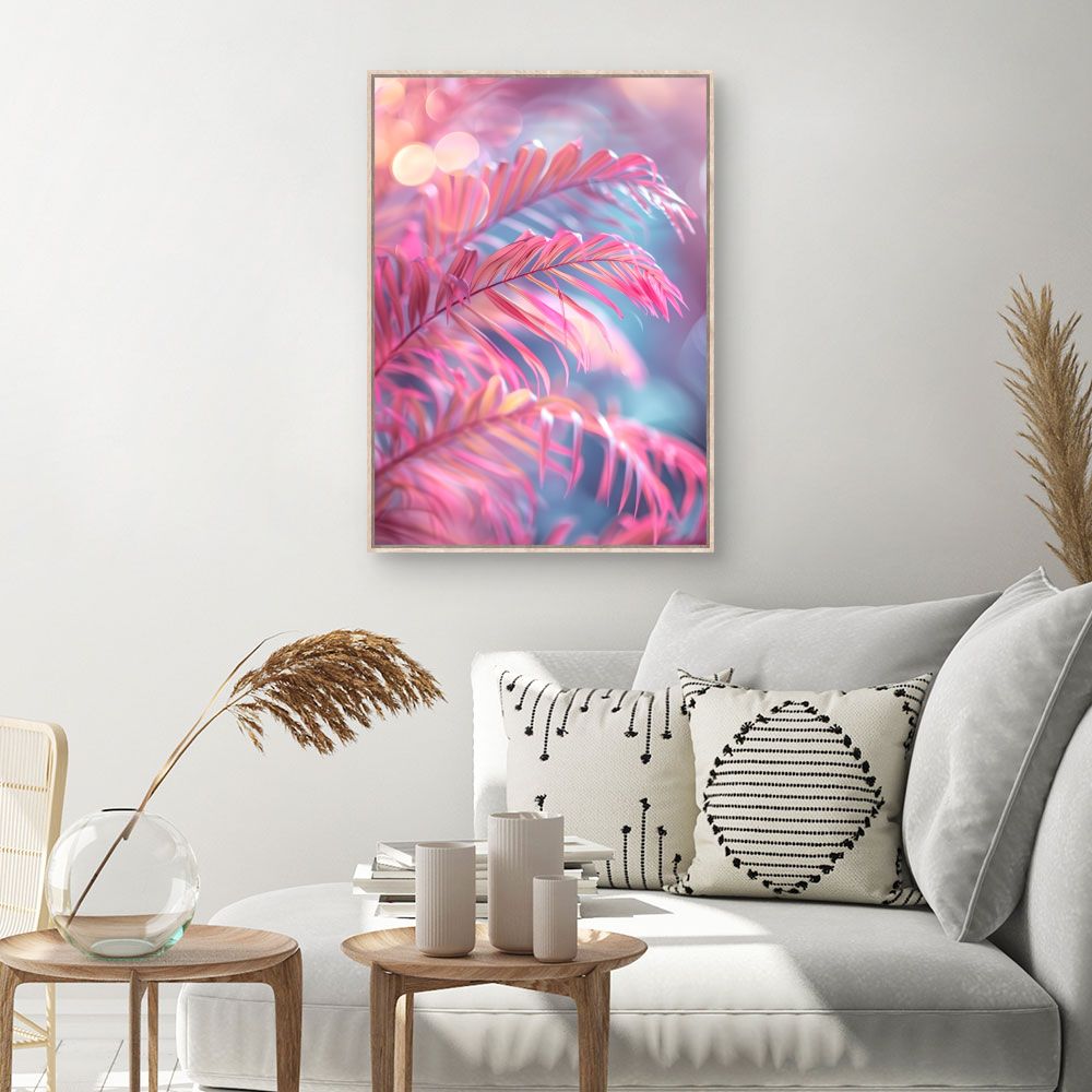 Toile Éclat floral vif – toile cadre naturel (slide 1, 60×90)