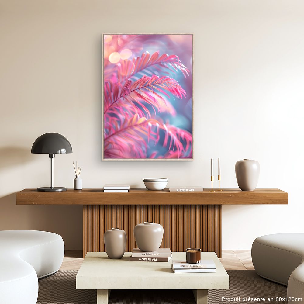 Toile "Éclat floral vif"