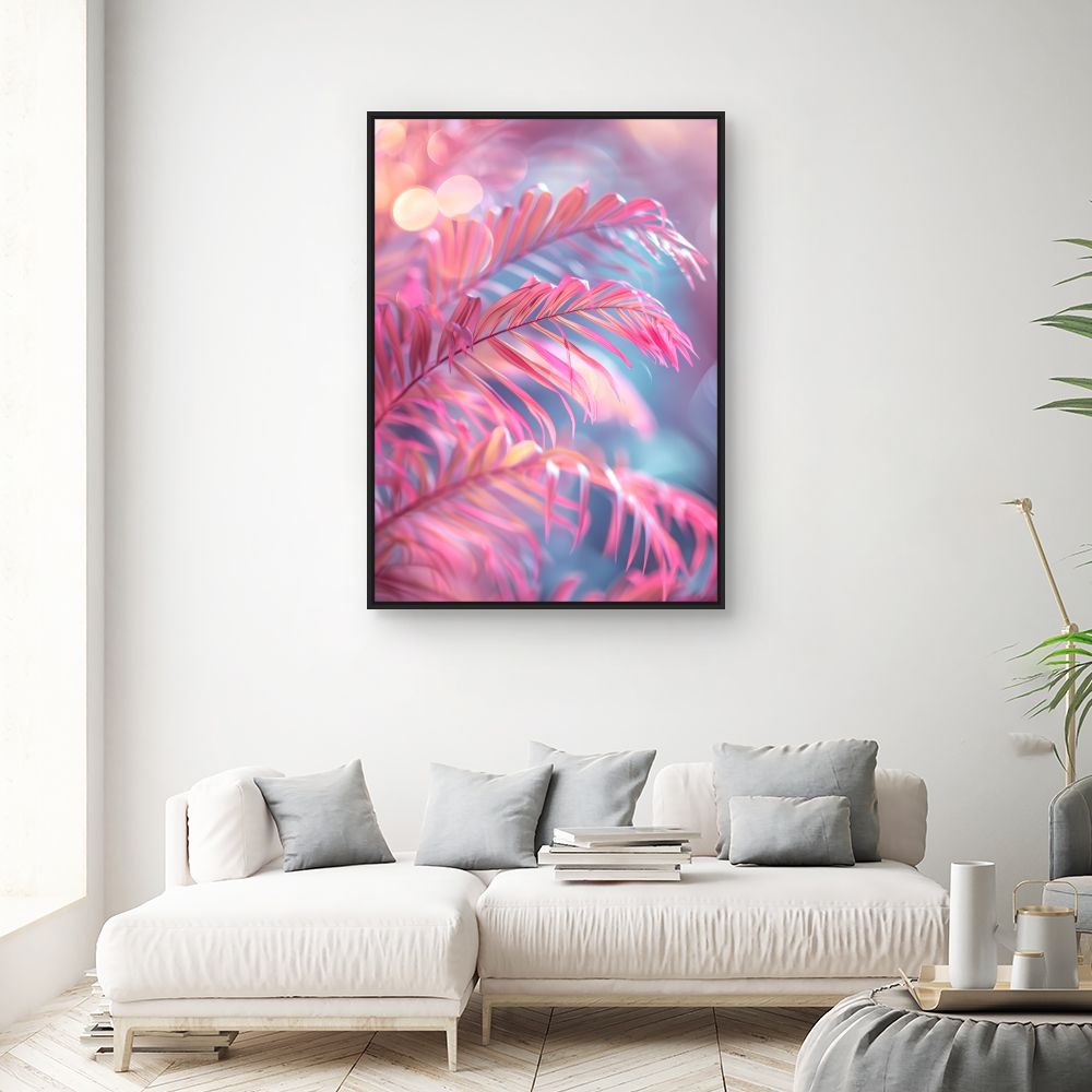 Toile "Éclat floral vif"