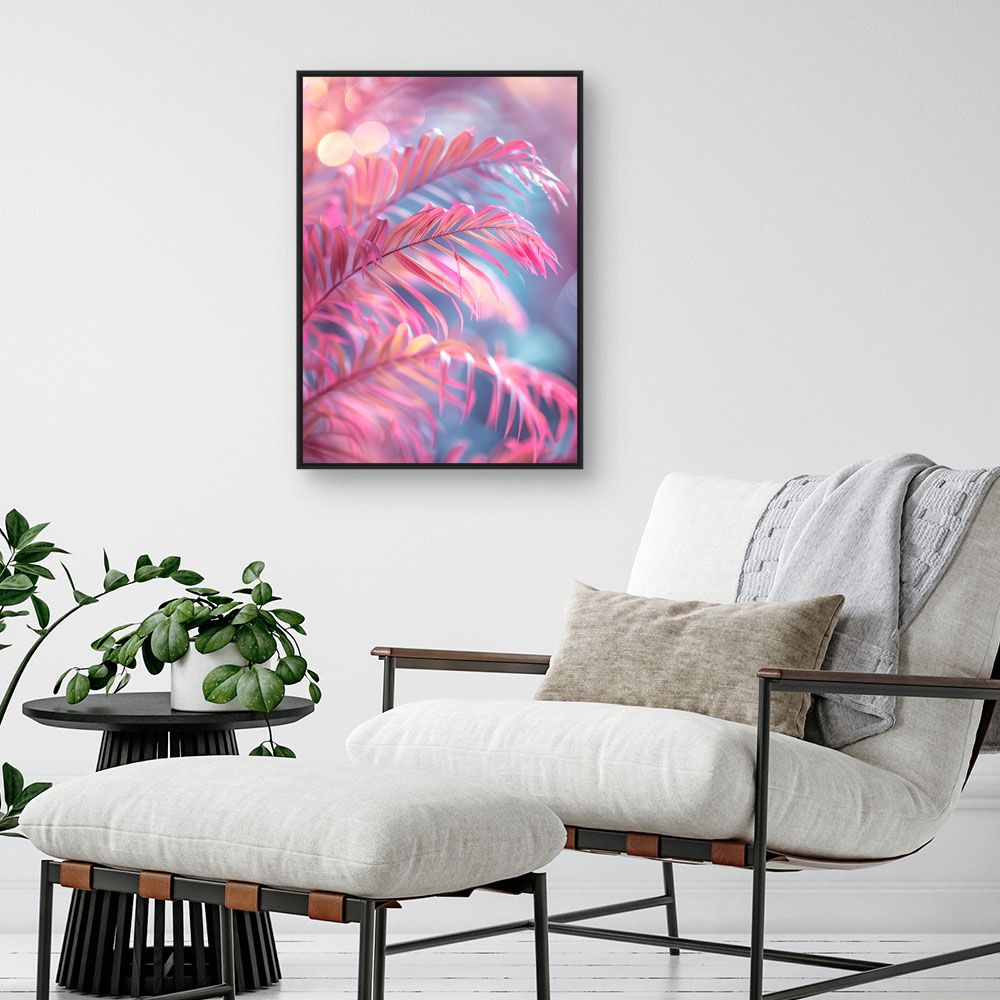 Toile "Éclat floral vif"